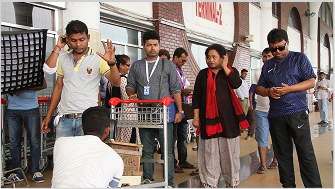 Image gallery marquee